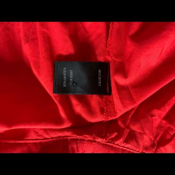 Lulus All the Sweetness Red Floral Print Puff Sleeve Midi Wrap Dress - Picture 6 of 9